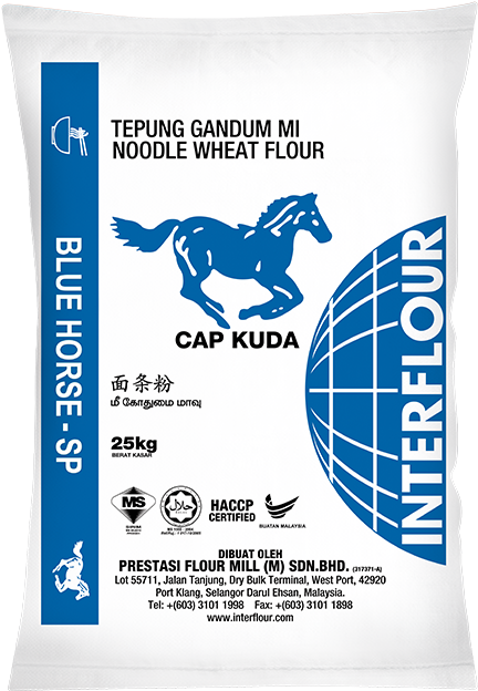 Blue Horse Sp - Kuda Terbang Flour Mill (500x667), Png Download