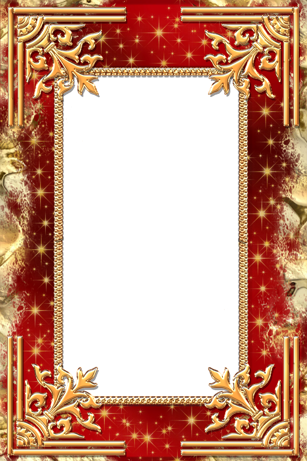 20 Frames Png Com Flores - Moldura De Boas Festas (1066x1600), Png Download