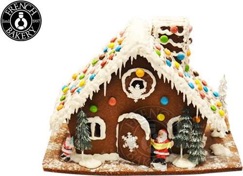 Ready Built Gingerhouse - Gingerbread House (643x422), Png Download