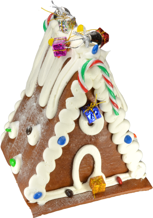 Christmas Gingerbread House - Gingerbread House (800x800), Png Download