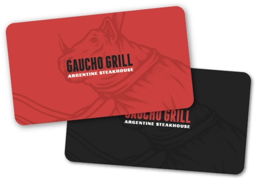 Gaucho Gift Cards - Label (500x352), Png Download