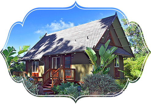 Aloha Cottage Thai Treehouse - House (500x343), Png Download