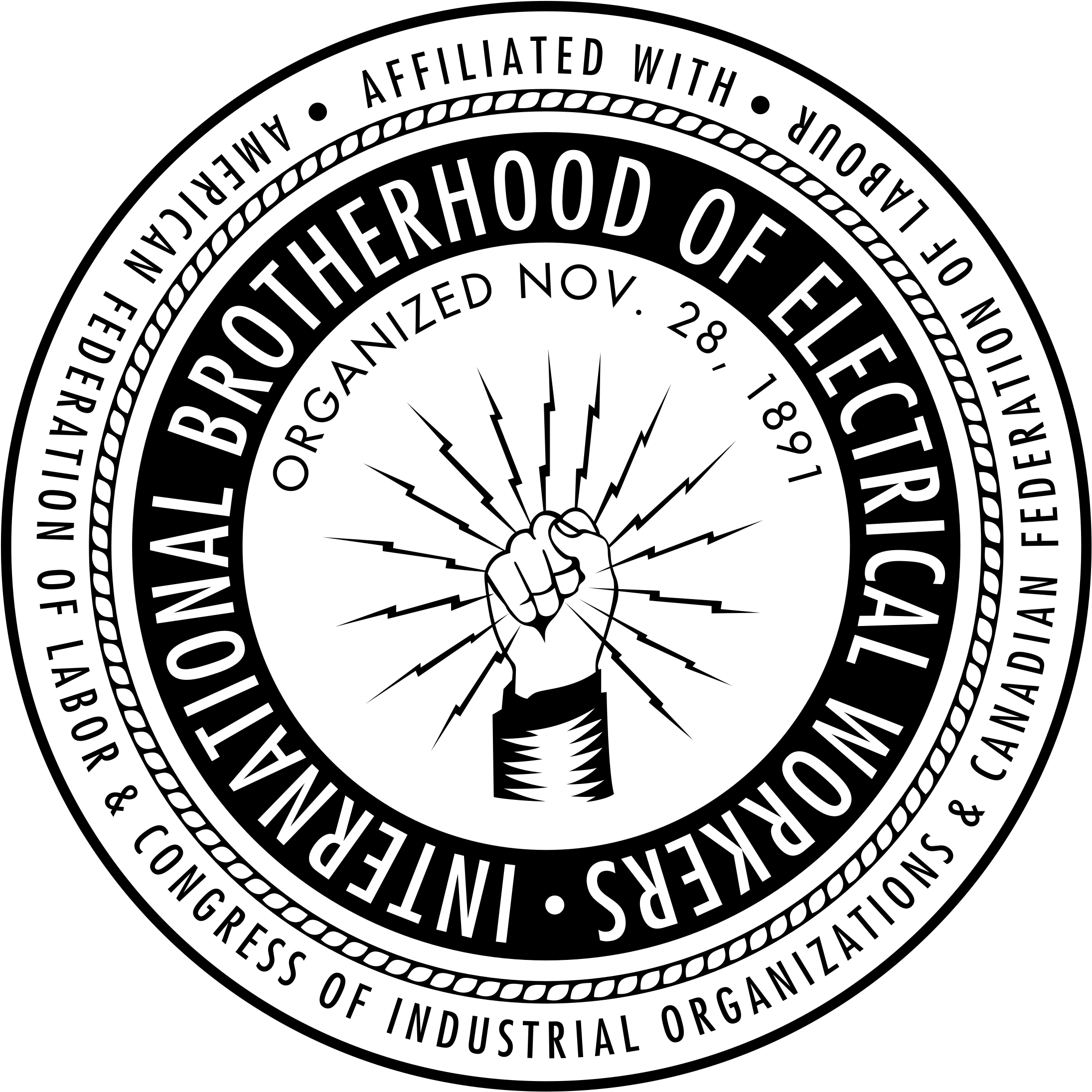 International Brotherhood Of Electrical Workers Logo - International Brotherhood Of Electrical Workers (2400x2400), Png Download
