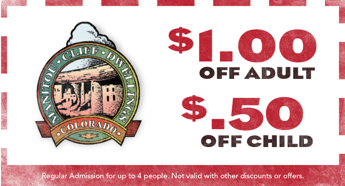 Coupon - Manitou Cliff Dwellings Cost (673x363), Png Download