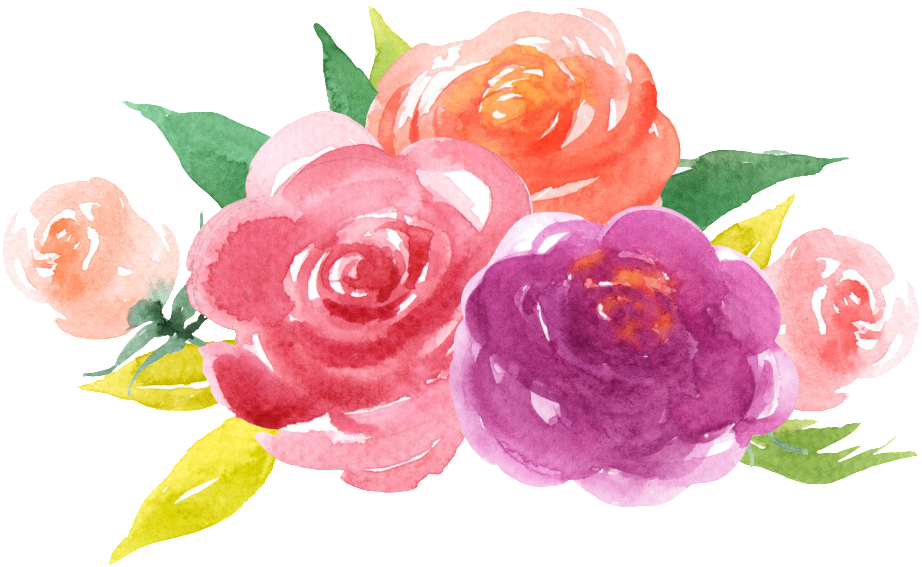 Pintado A Mano De Flores De La Boda Png Transparente - Bullet Journal For Dog Lovers White Poodle In Flowers: (1024x698), Png Download
