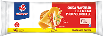 Processed Cheese Slices Gouda - Clover Processed Cheese Cheddar 810g (340x450), Png Download