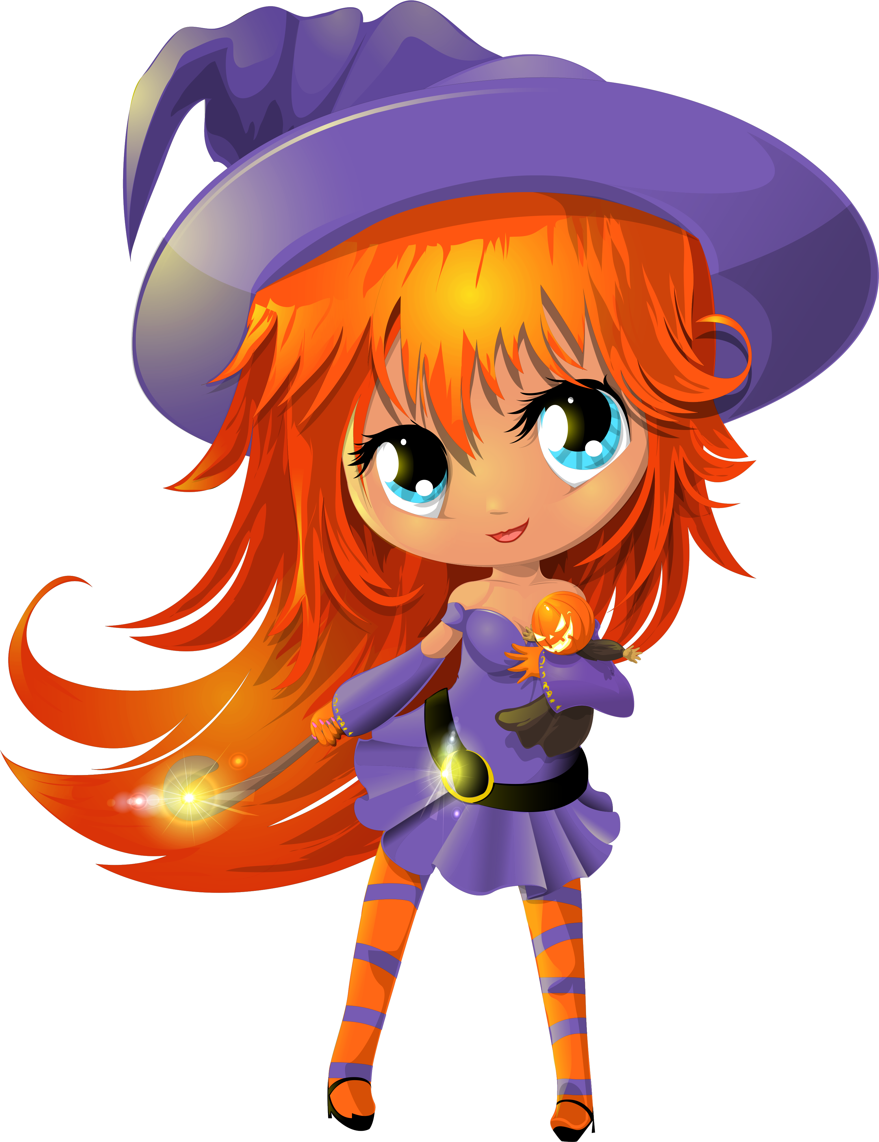 Cute Witch Transparent Png Clipart - Cute Witch (3240x4000), Png Download