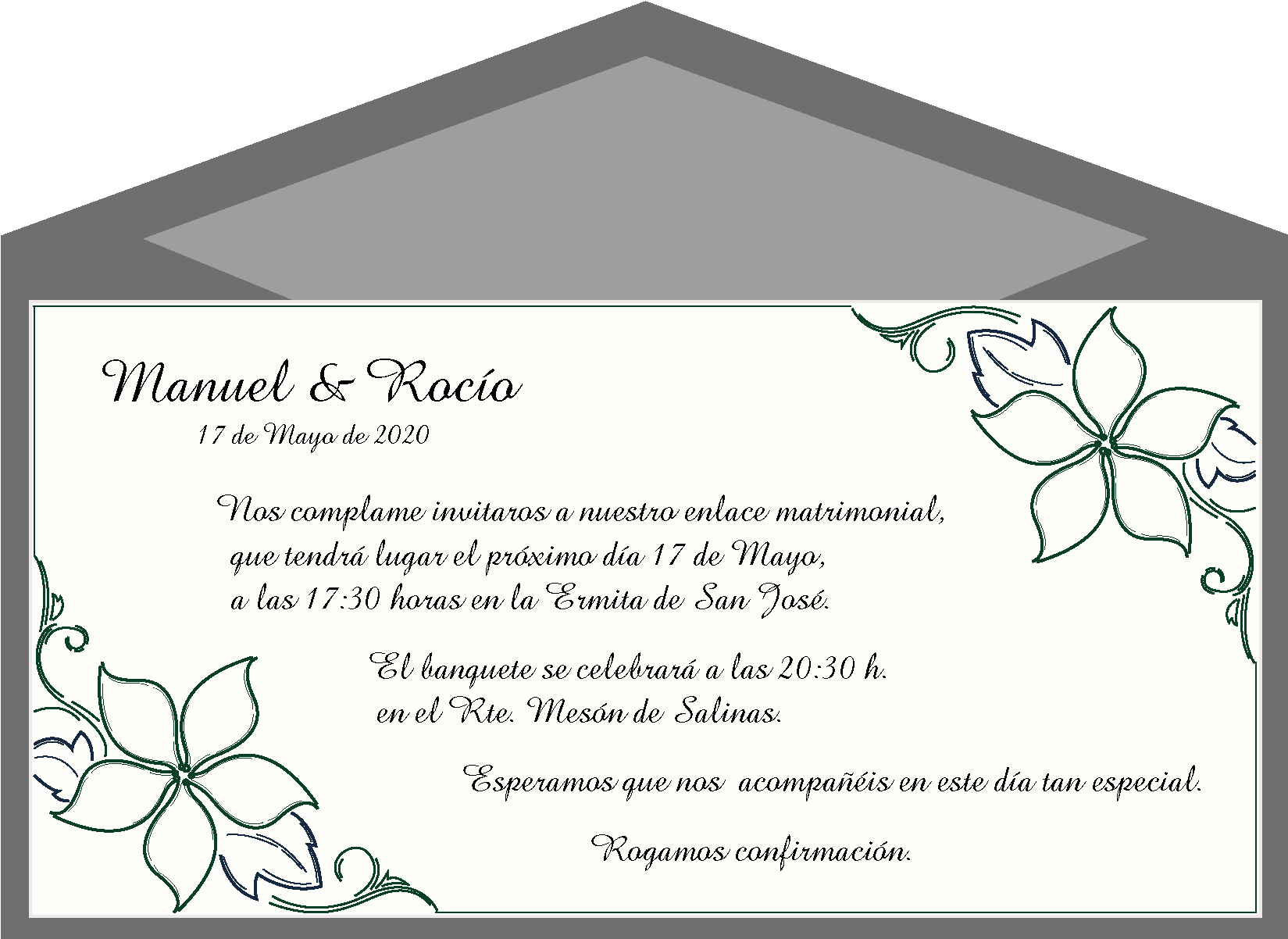 Invitaciones Florales - Mystery Shopping (1650x1238), Png Download