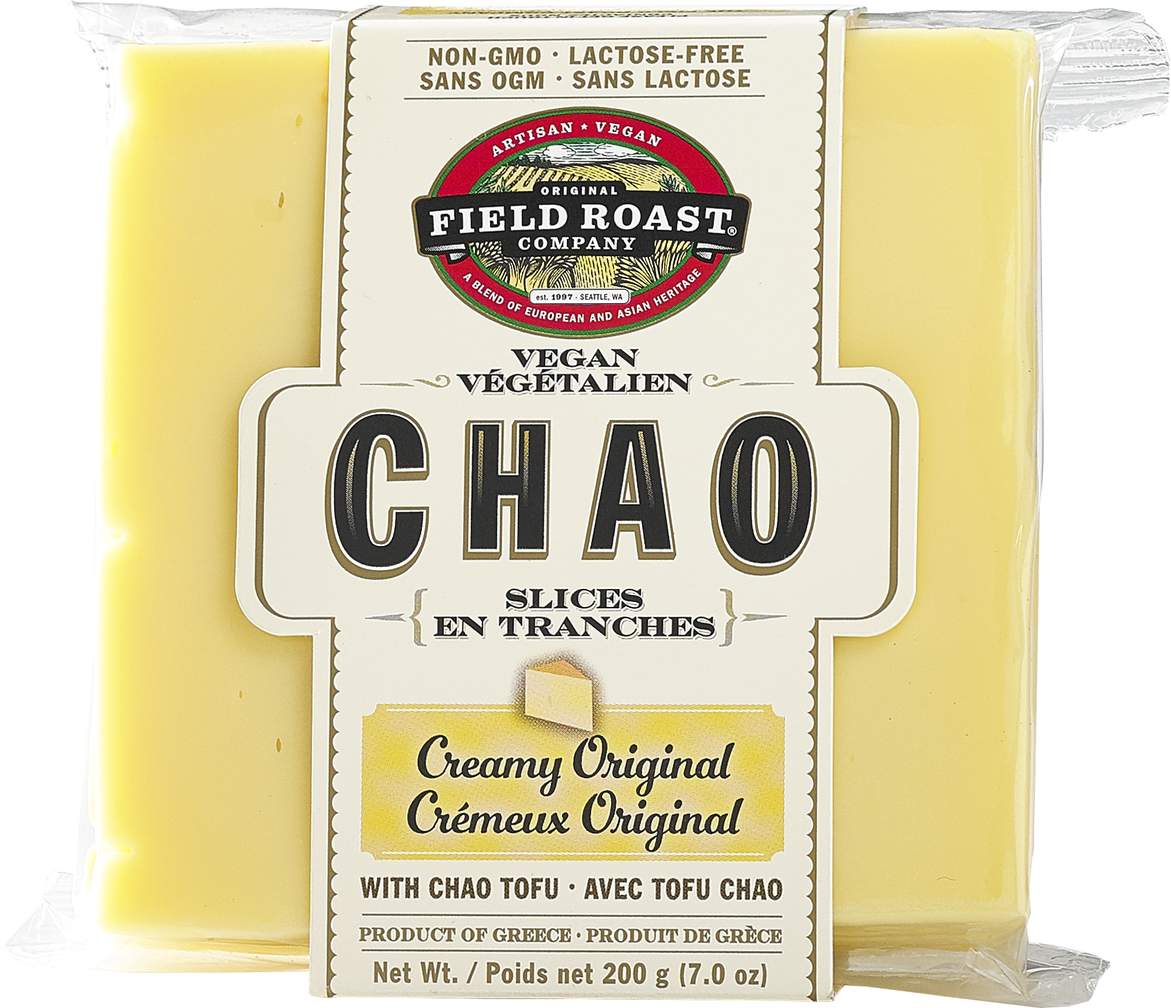 Field Roast Creamy Original Chao Slices - Field Roast Chao (1785x1785), Png Download