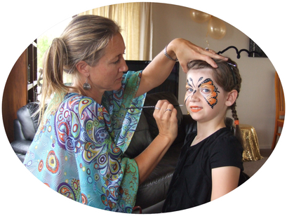 Face Painter - Painting (409x308), Png Download