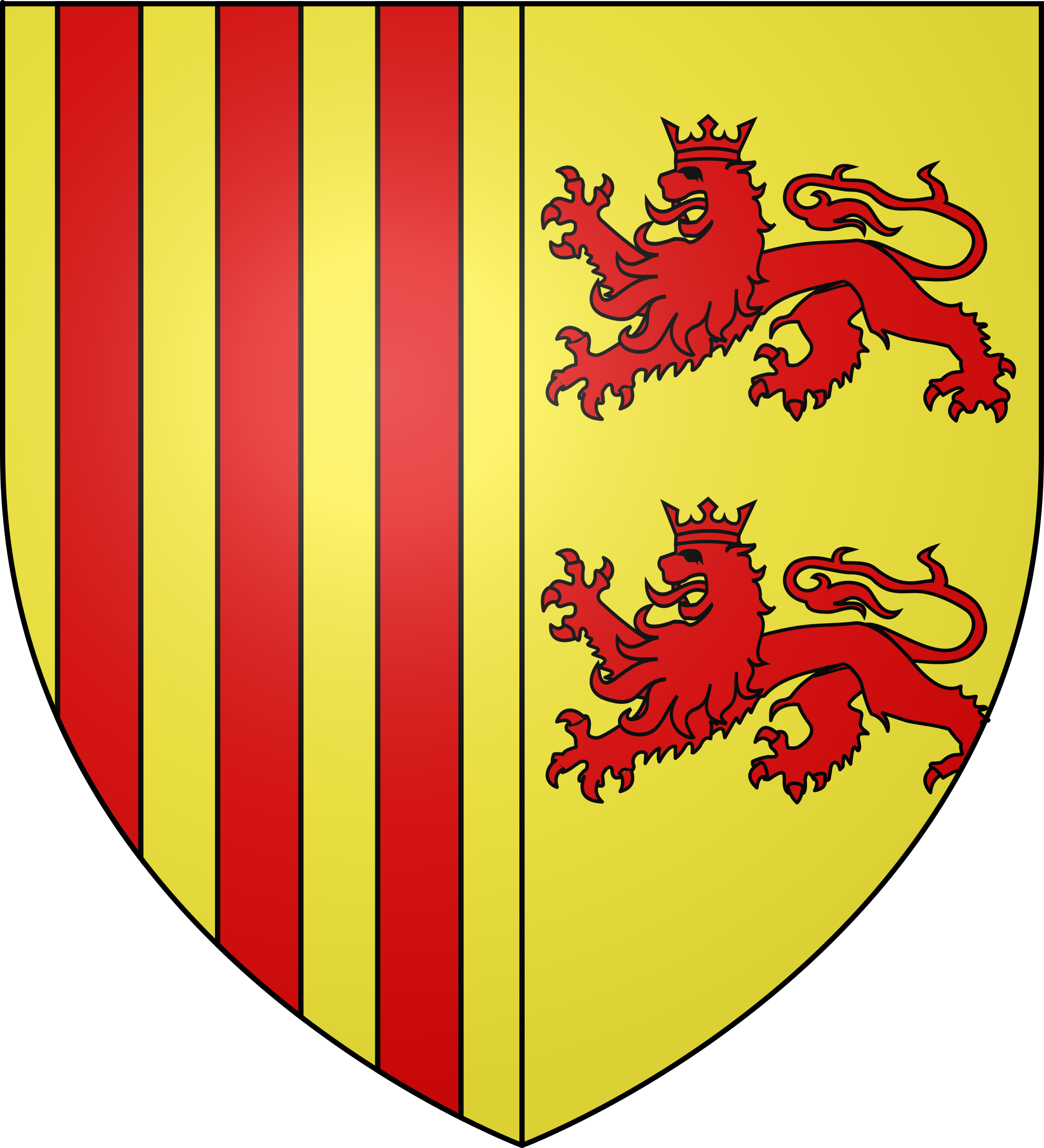 Open - Blason De La Bigorre (2000x2200), Png Download