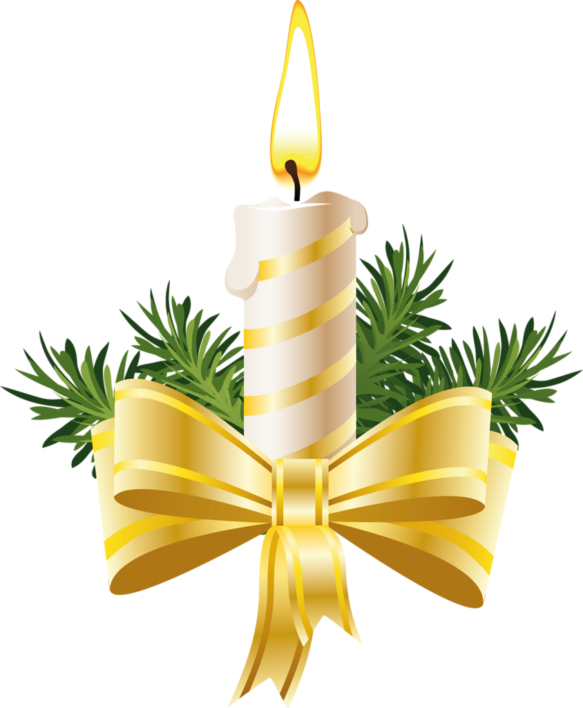 Candle Clipart Candle Lantern - Christmas Candle Png (844x1024), Png Download