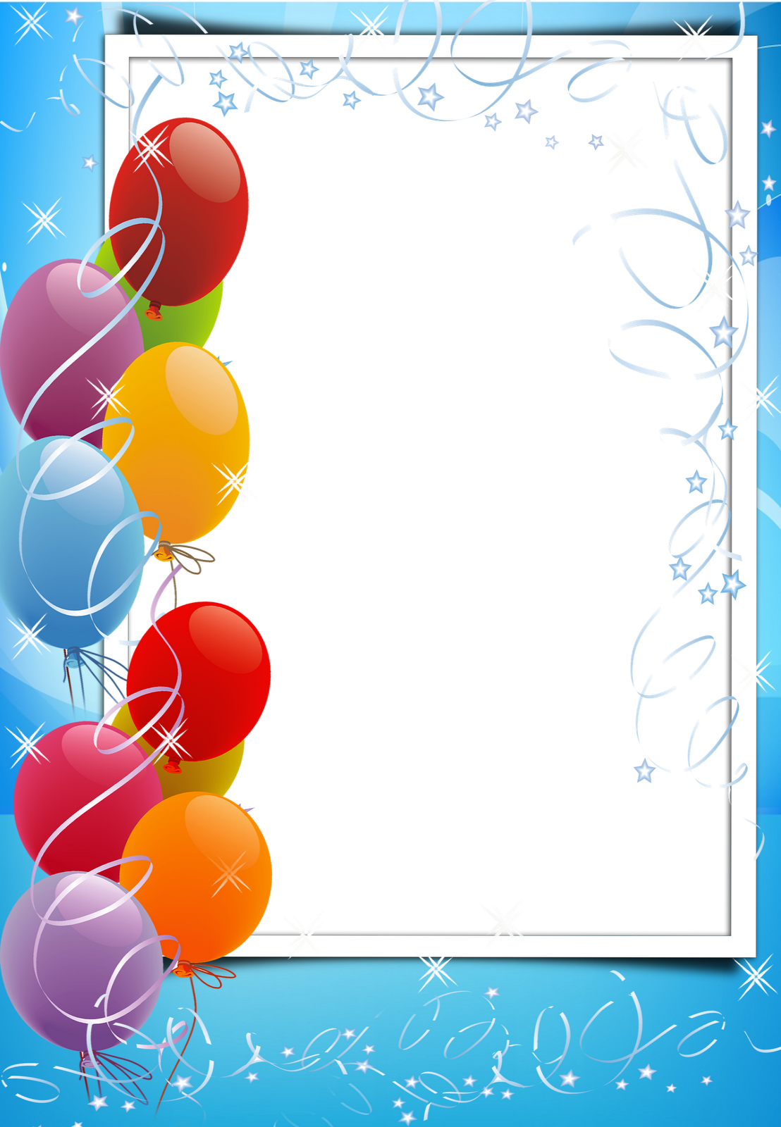 Efecto De Fotos De La Categoría - Marcos De Cumpleaños Para Hombre (1108x1600), Png Download