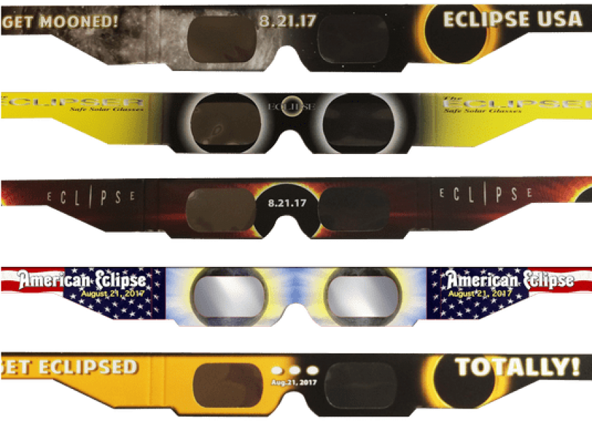 If You Are Planning To Watch The Solar Eclipse On August - Real Solar Eclipse Glasses (534x401), Png Download