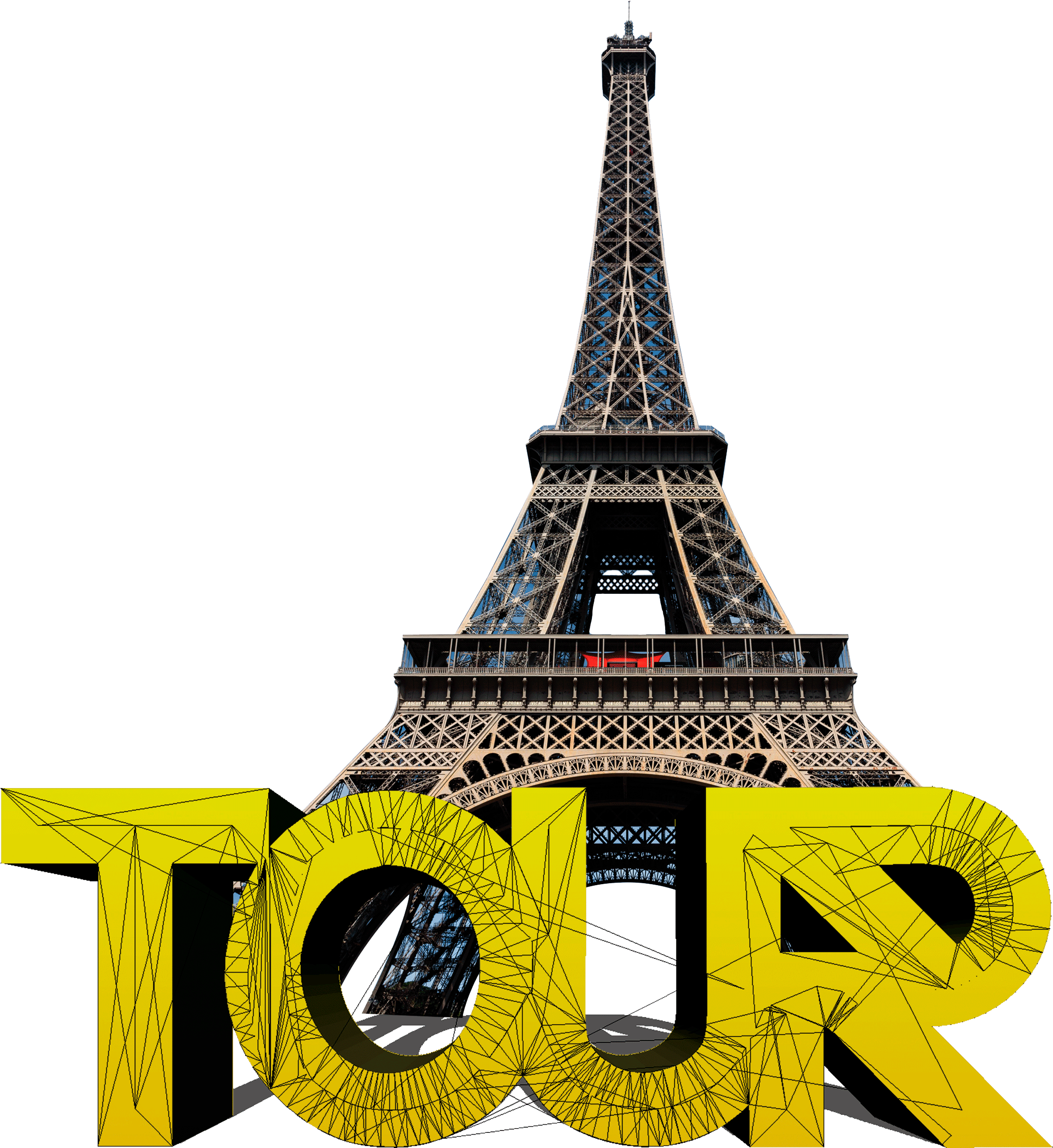 El Tour Se Inició En - Eiffel Tower (2516x2642), Png Download