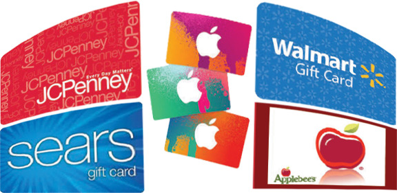 Got Gift Cards Sell Them For Cash - Gift Cards For Cash (576x281), Png Download