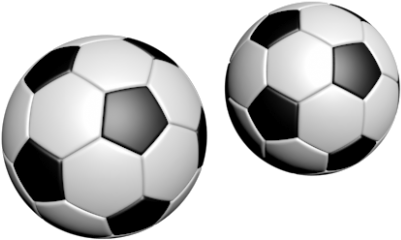 Pelotas De Futbol 3d Png (620x465), Png Download