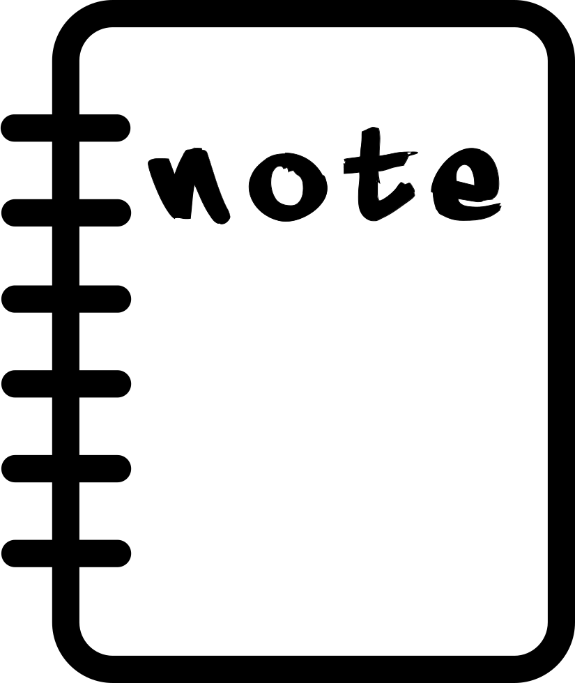 Notepad - - Png For Notepad Drawing (825x980), Png Download