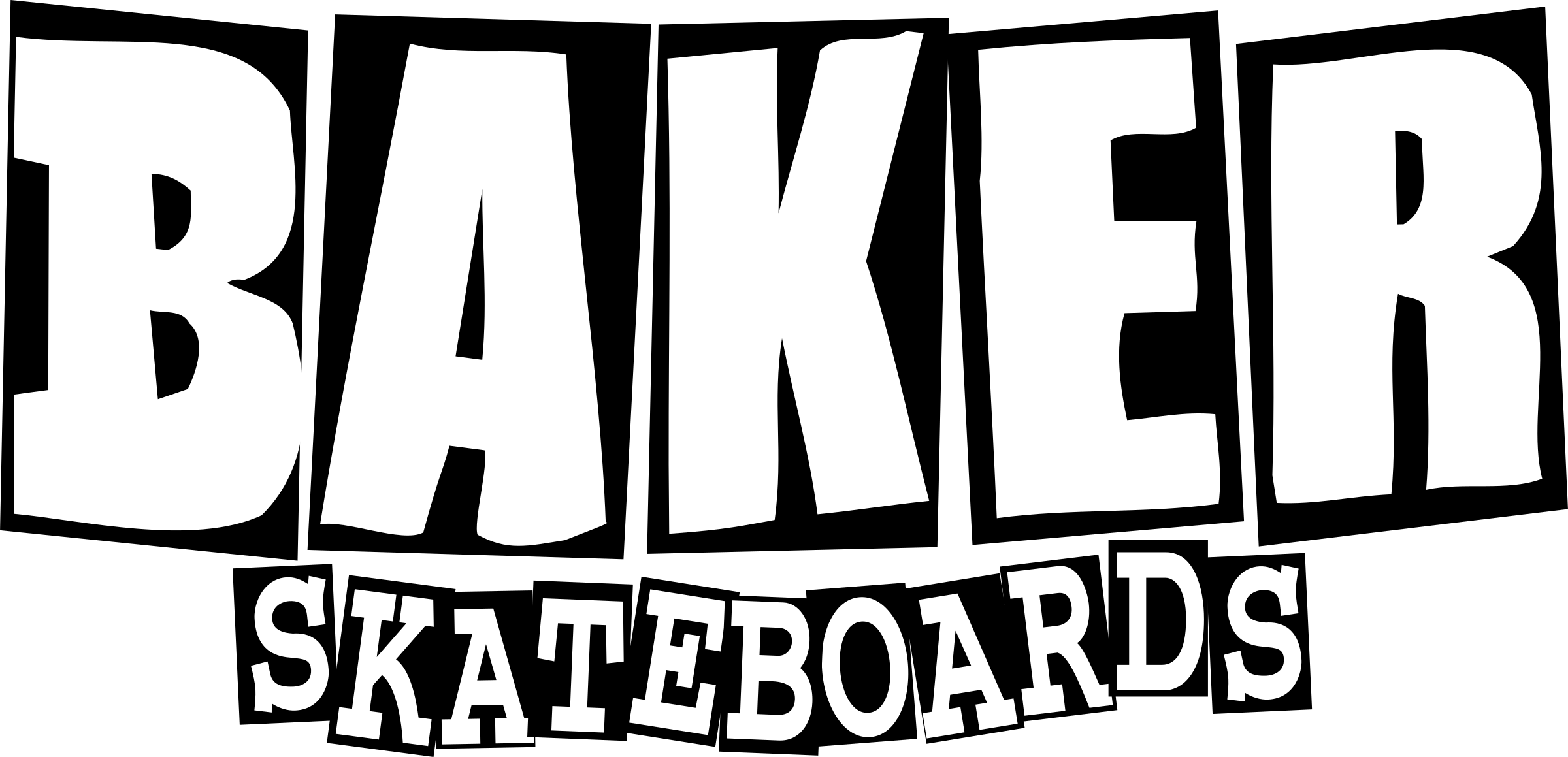 Jpg Transparent Download Skateboard Transparent Baker - Baker Skateboards Transparent (2400x1159), Png Download