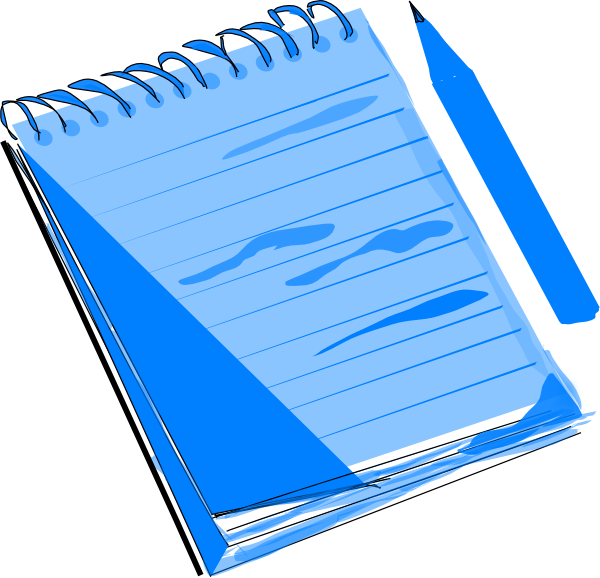 Notepad Svg Clip Arts 600 X 578 Px (600x578), Png Download