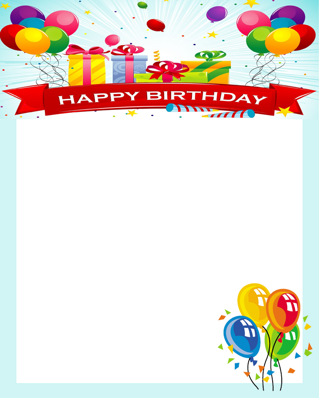 Free Happy Birthday Poto Frame - Birthday Party Package Pune (640x800), Png Download