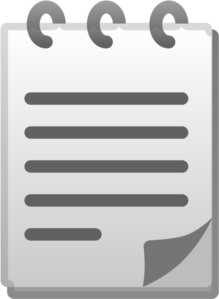 Download Svg Download Png - Notizblock Emoji (1024x1024), Png Download