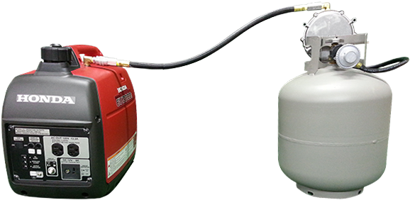 Honda Eu2000i Propane Conversion Generator - Honda Propane Generator (600x316), Png Download