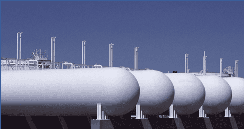 Propane Tank Yard - Comparison Study Of Pressure Vessel Design Using Different (970x310), Png Download