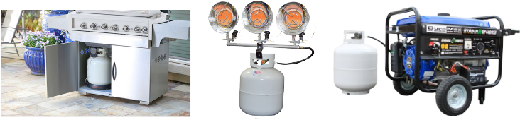 Propane Products - Mr. Heater Mh45t Triple Tank Top Heater, 10000 To 45000 (731x194), Png Download