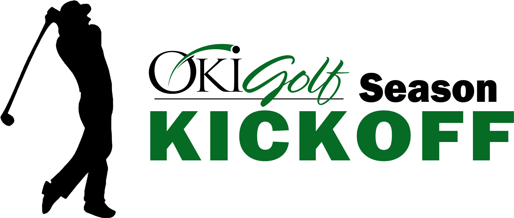 Golfer Logo (1771x808), Png Download