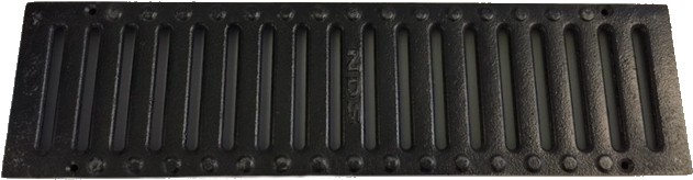 5" Pro Series Channel Grate, Ductile - Inch (640x231), Png Download