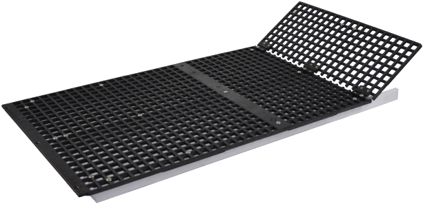 Hinged Floor Grate - Grille (650x433), Png Download