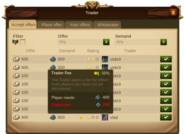 Trader-acceptoffers - Trader Elvenar (723x536), Png Download