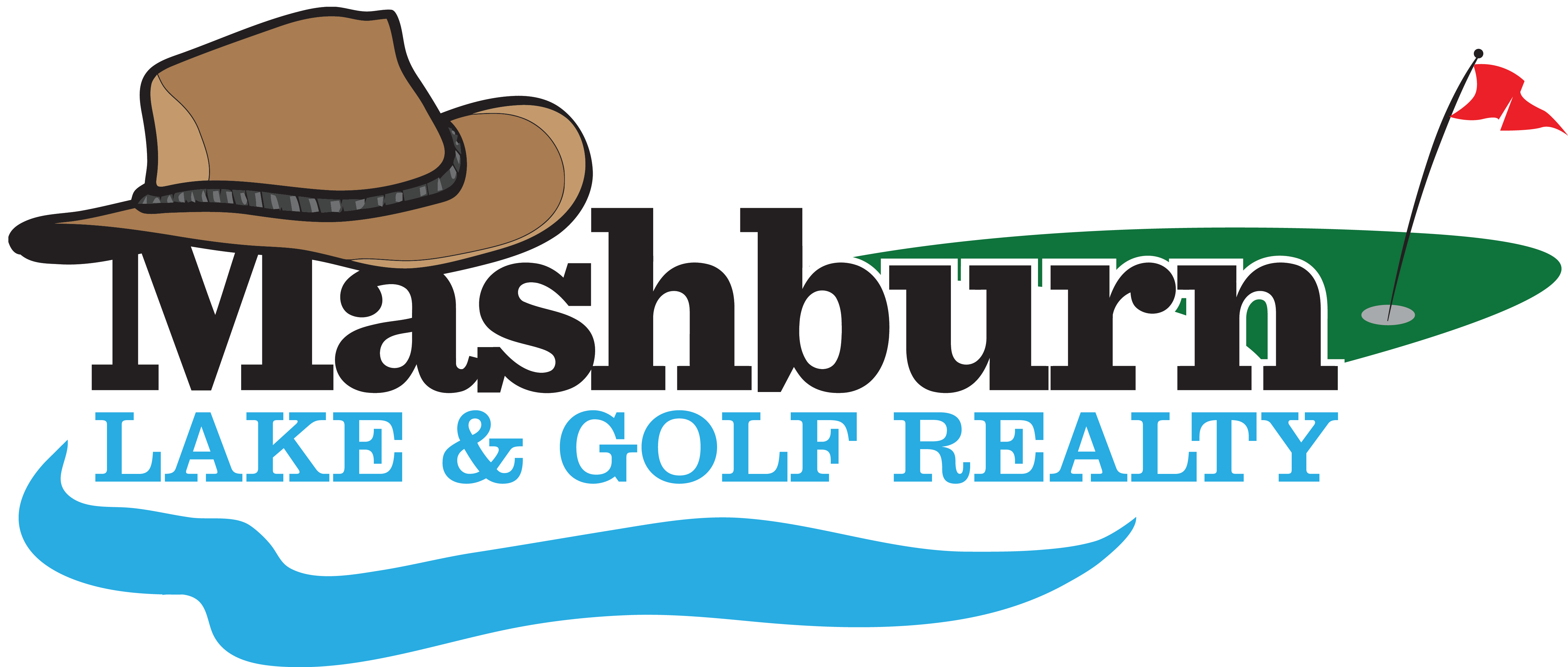 Mashburn Lake And Golf Logo Final 9 7 17 Master - Mashburn Home Builders Llc (5130x2183), Png Download