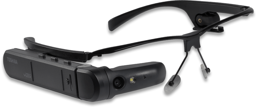 Dynaedge™ Ar Smart Glasses - Toshiba Smart Glasses (889x374), Png Download