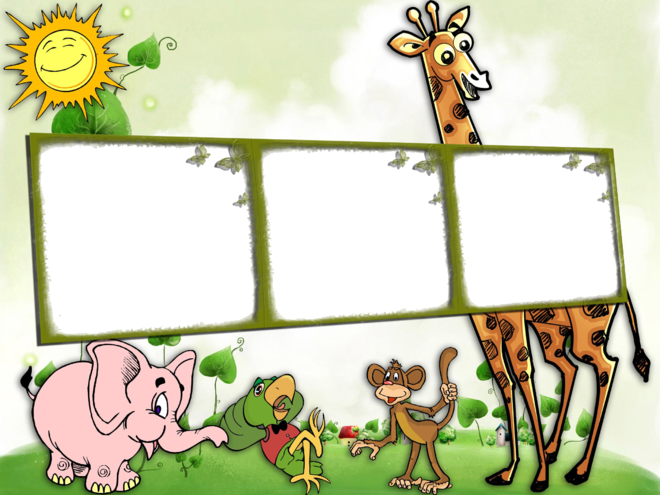 Download Moldura Safari Infantil Png Cartoon Png Image With No Background Pngkey Com