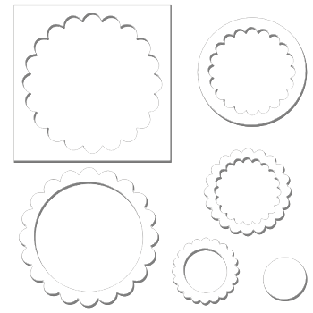 Moldura De Circulo Em Png (350x350), Png Download