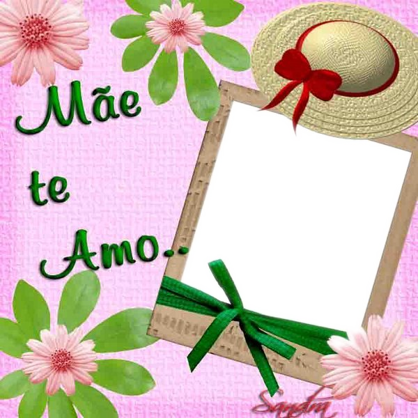 Moldurasdediadasmães-7 - Moldura Para Foto Gratis Dia Das Mães (600x600), Png Download