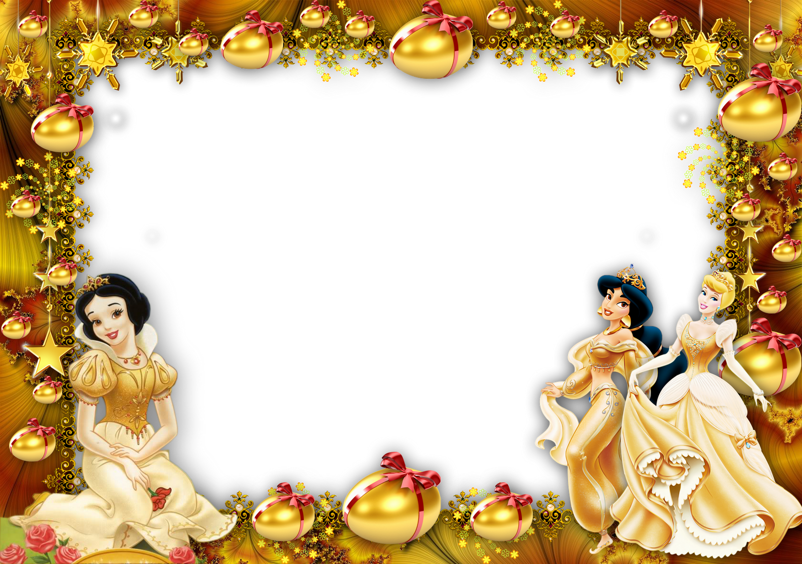 S O S Molduras E Vetores Molduras Princesas (1600x1126), Png Download
