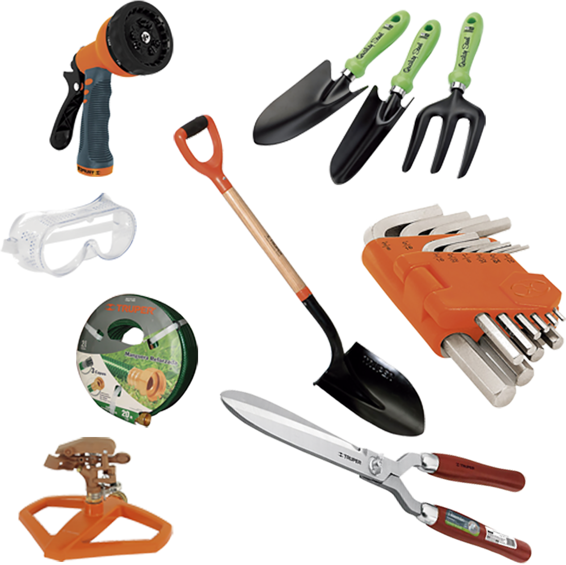 Herramientas - Draper Diy Series 16565 3-piece Easy-find Gardening (1181x1181), Png Download