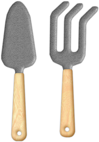 Herramientas Jardin - Rake (333x500), Png Download