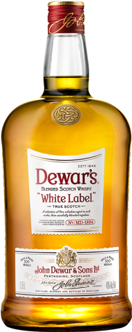 Dewar's White Label Blended Scotch Whisky 1.75 L (300x480), Png Download