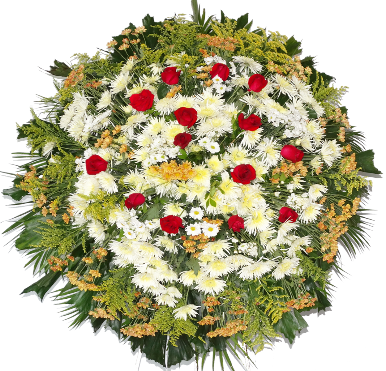 Coroa De Flores Prem - Flores Para Velorio Png (1248x1200), Png Download