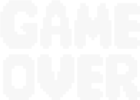Game Over - Game Over Pixel Transparent (530x390), Png Download