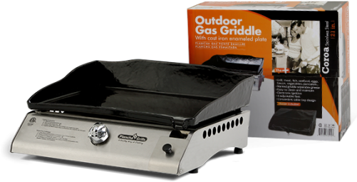 Plancha Grills Coroa 21 In. Outdoor Gas Griddle (500x588), Png Download