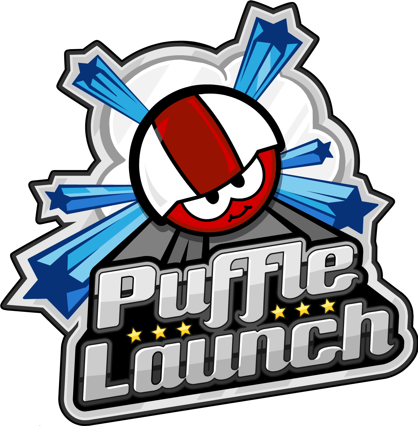 Puffle Launch - Club Penguin Puffle Launch Logo (1440x1440), Png Download