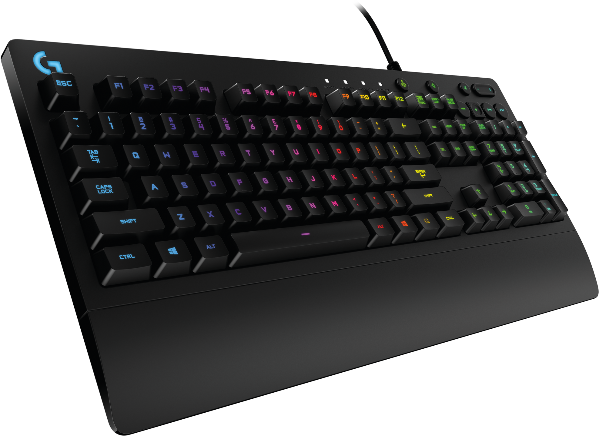 G213 Rgb Gaming Keyboard - Logitech G213 Gaming Keyboard (2000x1443), Png Download