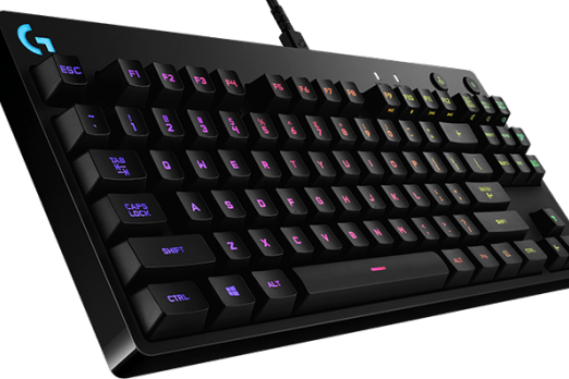 Logitech Pro Tenkeyless Gaming Keyboard - Logitech Mechanical Keyboard Tkl (522x348), Png Download