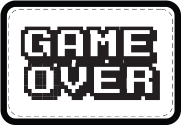 1200 × 1200 In Game-over - Poster Revolution Game Over Man! Game Over! Poster (1200x1200), Png Download