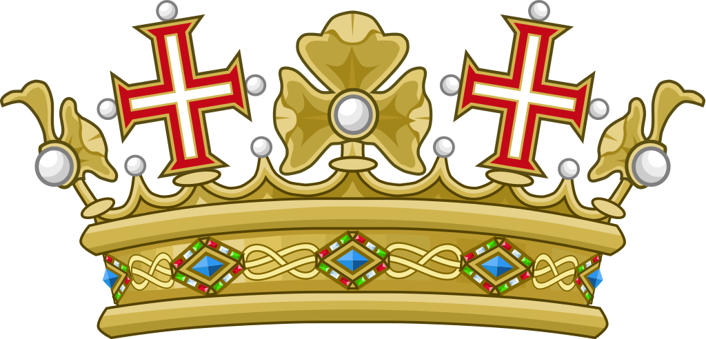 Child's Crown Of The Italian's King - Crowns Herald Russia Svg (1024x492), Png Download